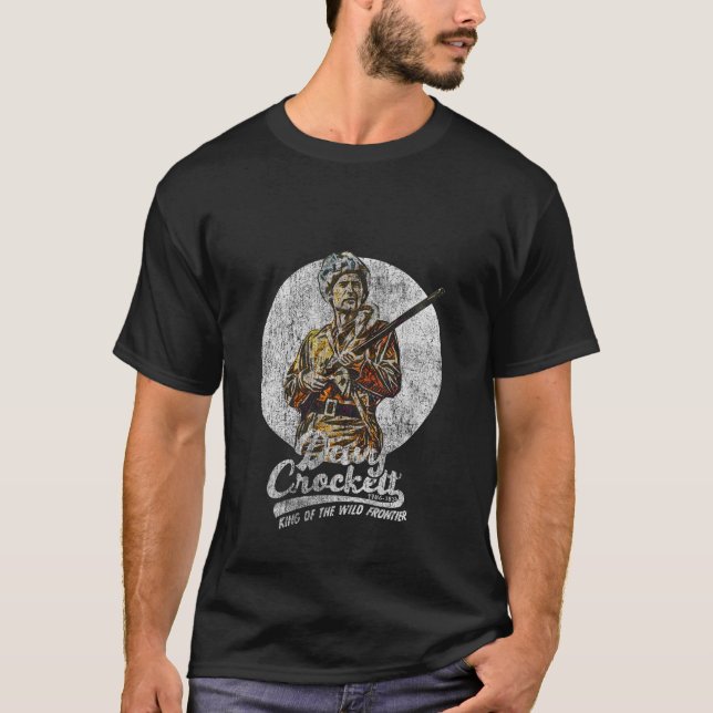 Davy Crockett King of the Wild Frontier T-Shirt (Vorderseite)