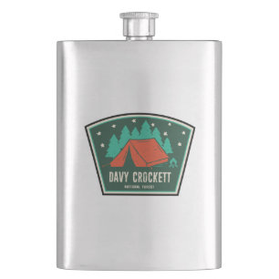 Davy Crockett National Forest Camping Flachmann