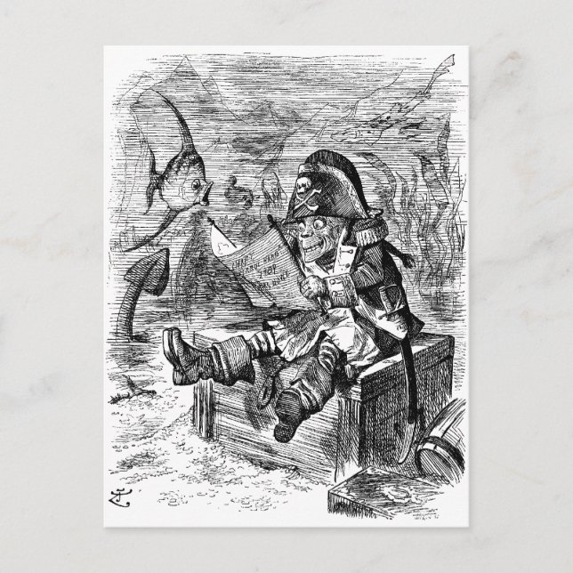 Davy Jones' Locker Postkarte (Vorderseite)