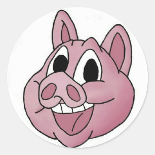 DavyDav-Sticker Runder Aufkleber