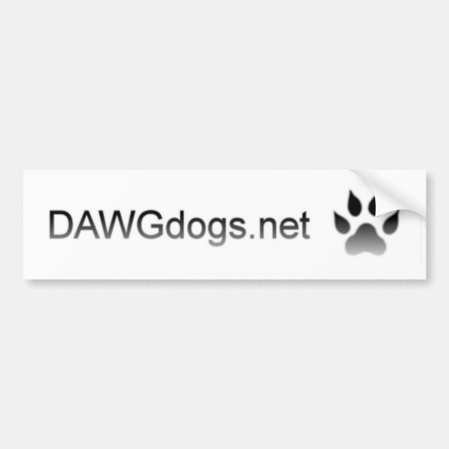 DAWGdogs.net Autoaufkleber (Vorne)