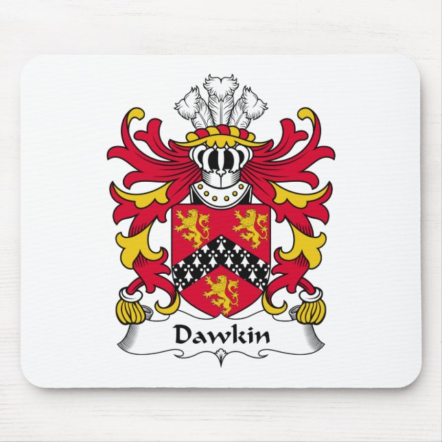 Dawkin Familienwappen Mousepad (Vorne)