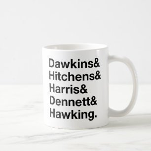 Dawkins&Hitchens&Harris&Dennett&Hawking - Tasse