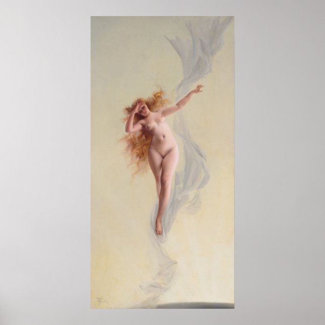 Dawn by Luis Ricardo Falero Poster (Vorne)