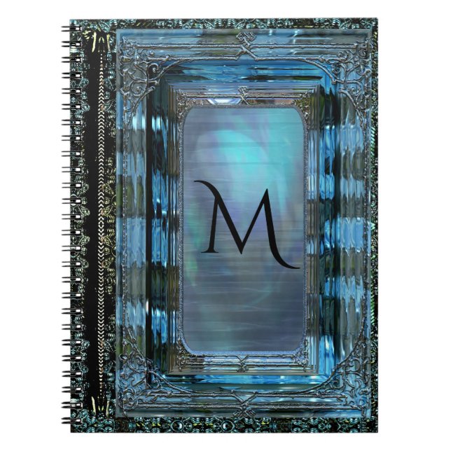 Dawn Elegant Monogram Notizblock (Vorderseite)