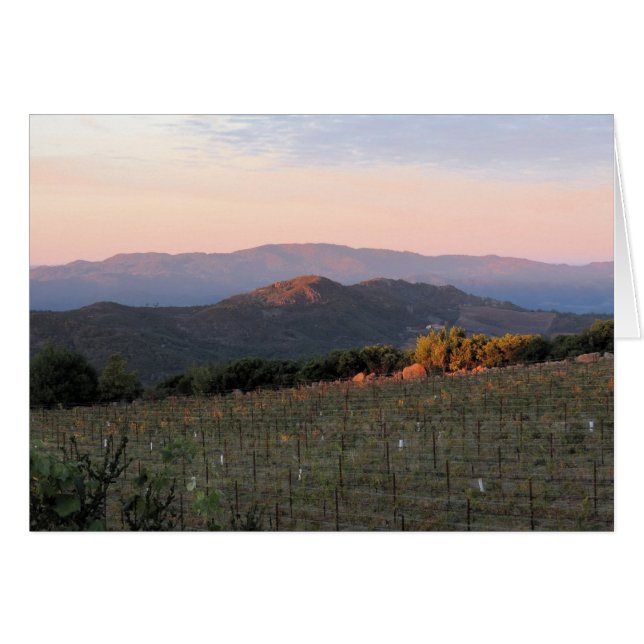 Dawn from Atlas Peak, Napa Valley, 1 (Vorderseite (Horizontal))