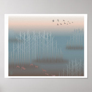 "Dawn of Hope" Illustration Print Poster