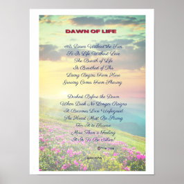 "Dawn of Life" Poster