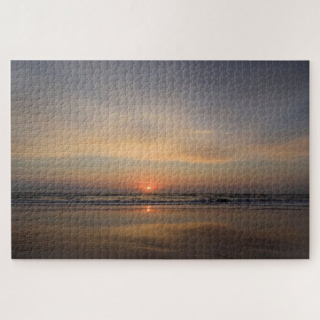Dawn Reflections am Cocoa Beach, Florida - 20x30 Puzzle (Horizontal)