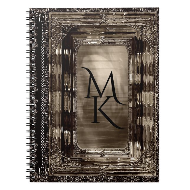 Dawn Sable Monogram Notizblock (Vorderseite)