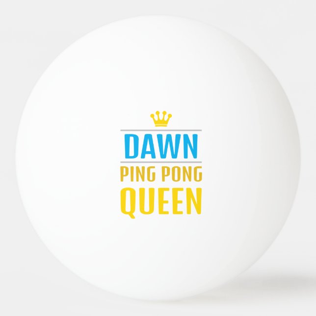 Dawn Tischtennisball (Vorderseite)