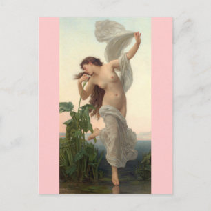 Dawn - Vintage Kunst - Bouguereau Postkarte