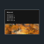 DAWNING DARK / ALIEN WORLDS Science Fiction Visitenkarte<br><div class="desc">Reflections im Temple of Water Animation Rahmen aus 3D-Film Hyperion World.</div>