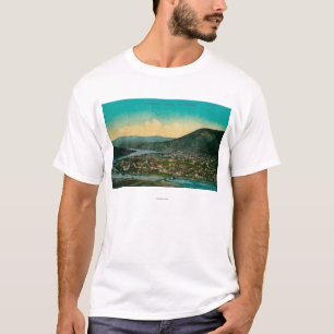 Dawson, Alaska-Yukon-Territoriums-Stadtansicht T-Shirt