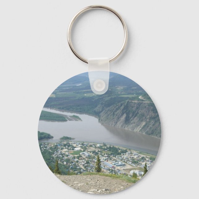 Dawson City, Yukon Schlüsselanhänger (Vorderseite)