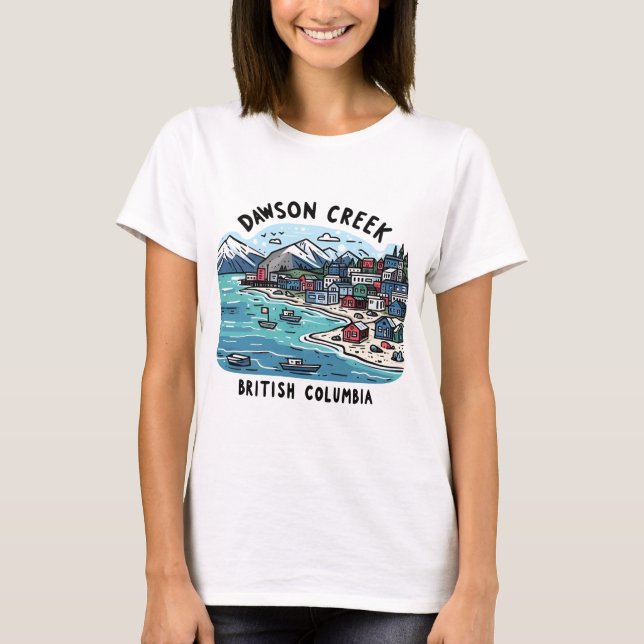 Dawson Creek BC Kanada T-Shirt (Vorderseite)