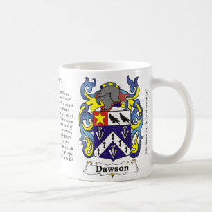 Dawson-Familien-Wappen Tasse