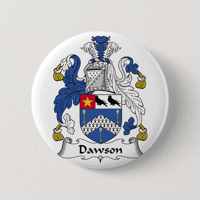 Dawson-Familienwappen Button (Vorderseite)