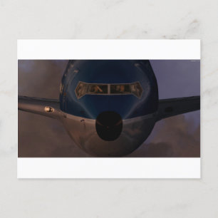 DAX B737 Evening Postcard Postkarte