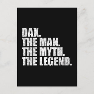 Dax Name, Dax Der Mann Der Mythos Die Legende Postkarte