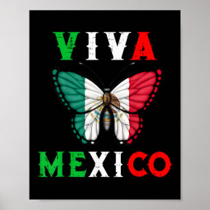 Day Butterfly Mexiko Frauen Mädchen Kinder Poster