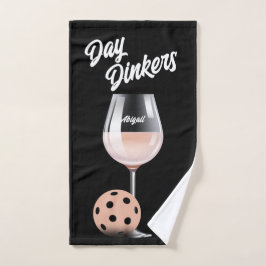 Day Dinkers Pickleball Teamname Pinot Rose Handtuch