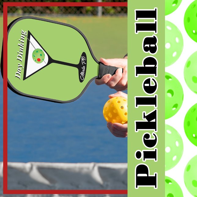 Day Dinking - Pickleball Martini Olivenweg Pickleb Pickleball Schläger (Von Creator hochgeladen)