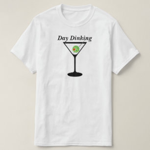 Day Dinking - Pickleball Martini Olivenweg Pickleb T-Shirt