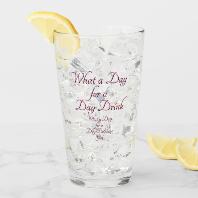 Day Drink - Für sie! von Jeff Willis Art Glas (Vorderseite Ice)