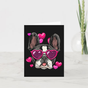 Day French Bulldog Heart Couples Liebe Day Hund Karte