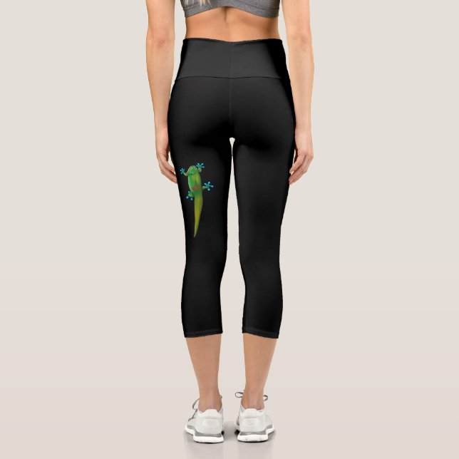 Day Gecko Capri Leggings (Rückseite)