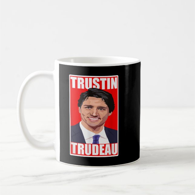 Day gibt Justin Politikern Trudeau Geschenke für H Kaffeetasse (Links)