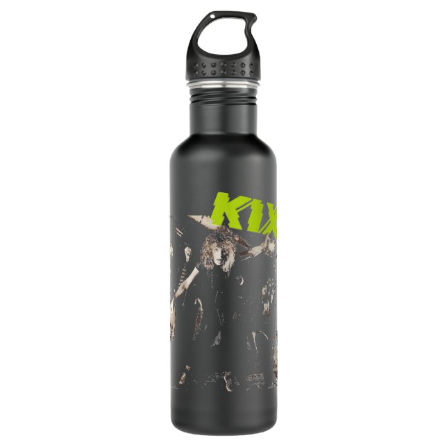 Day Gift Kix Band Gift For Fans Cool Gifts Edelstahlflasche (Vorderseite)