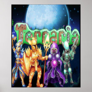 Day Gips Terraria Game Weihnachten Poster