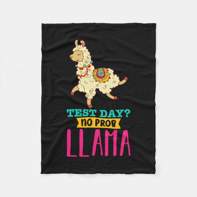 Day No Probllama T Shirt Llama Geschenkgutscheine Fleecedecke (Vorderseite)