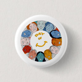Day of Happiness  Button