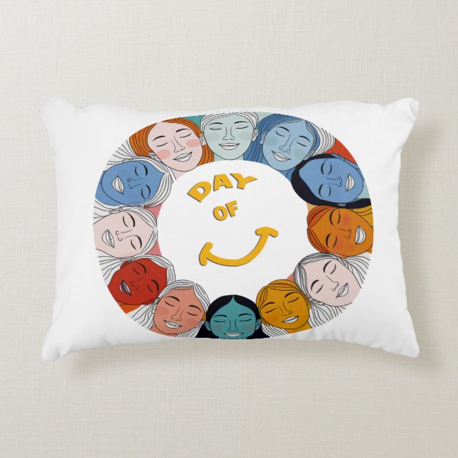 Day of Happiness  Dekokissen (Vorderseite)