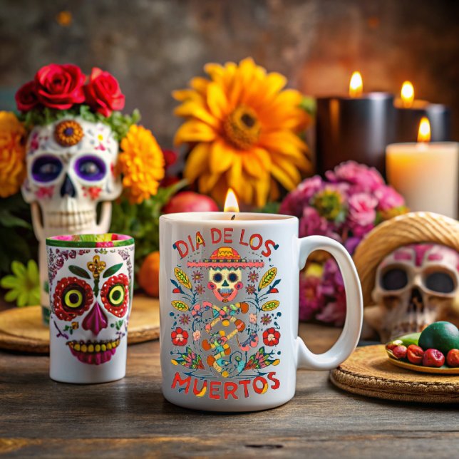 Day of the dead, Mexican holiday Tasse (Von Creator hochgeladen)