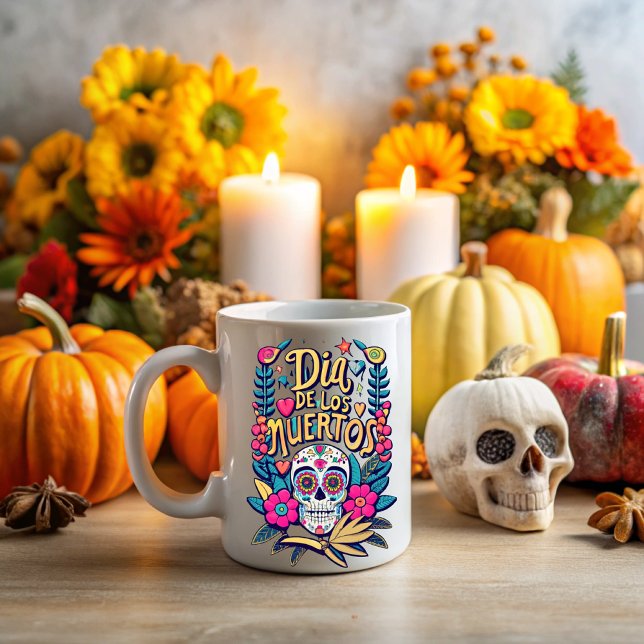 Day of the dead, never forgotten tasse (Von Creator hochgeladen)