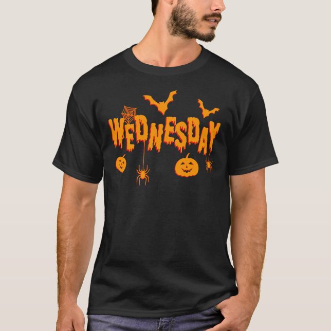 Day Of The Week Easy Group Halloween Costume Wedne T-Shirt (Vorderseite)