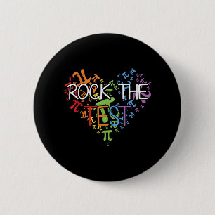 Day Rock the Test Teacher Testing Day Rainbow Teac Button