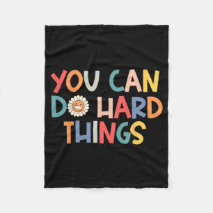 Day Teacher Shirt kann man hart tun Frauen Kind Fleecedecke