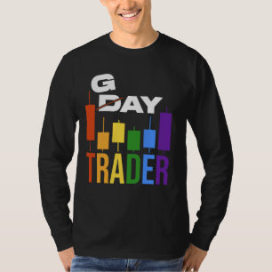 Day Trader Strike durch Gay Trader LGBT Trading T-Shirt
