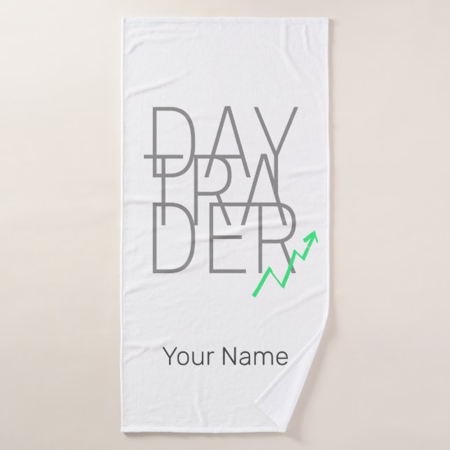 Day Trading und Kryptowährungen Börse Badehandtuch (Badehandtuch)