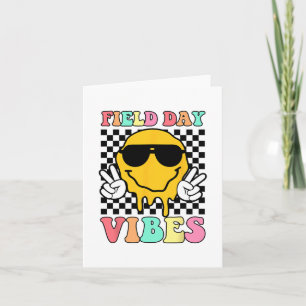 Day Vibes Summer Teacher Kinder Letzten Tag der Sc Karte
