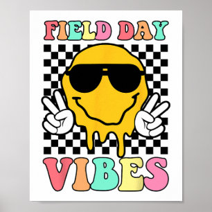 Day Vibes Summer Teacher Kinder Letzten Tag der Sc Poster