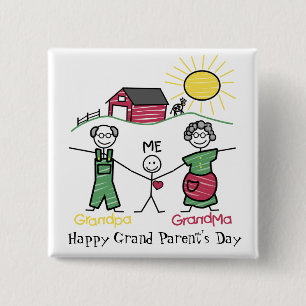 Day with the Grandparent's - Button
