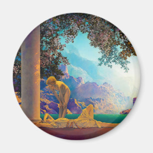Daybreak, 1922 von Maxfield Parrish Magnet