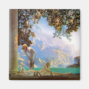 Daybreak - by Maxfield Parrish Magnet