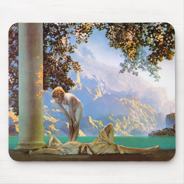 Daybreak - by Maxfield Parrish Mousepad (Vorne)